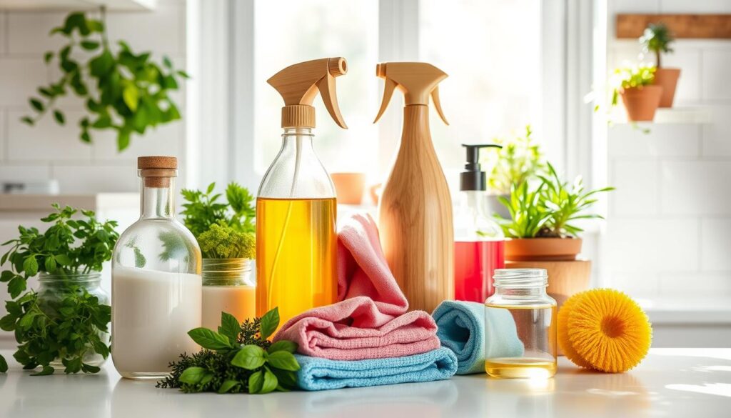 Eco-friendly kitchen cleaning products