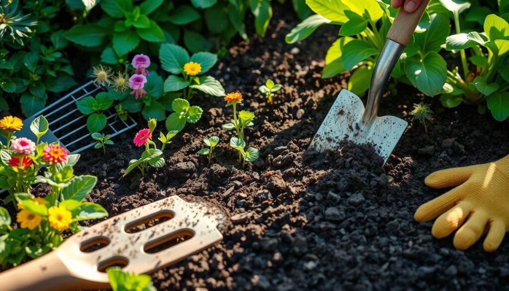 garden bed preparation