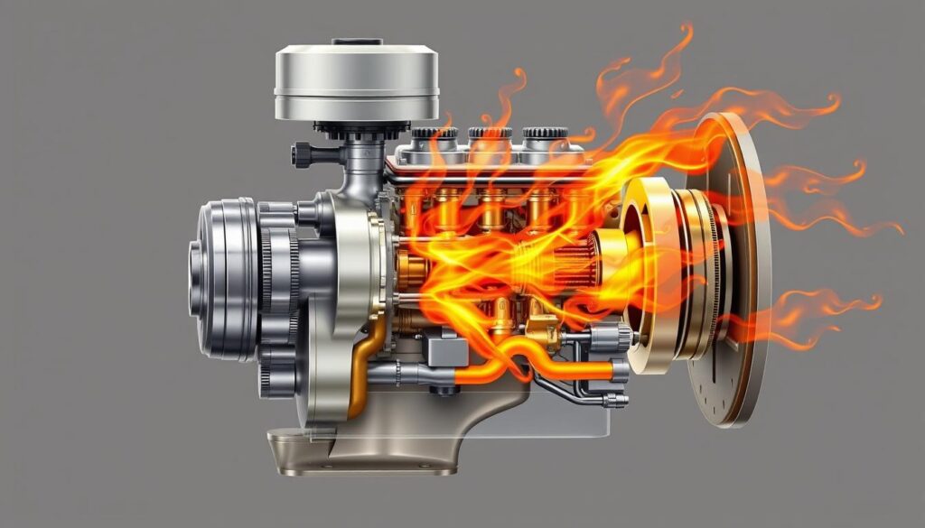 Gas generator internal combustion process