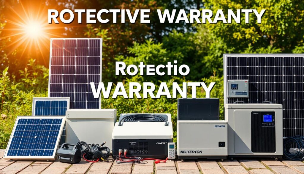 Solar panel warranty components