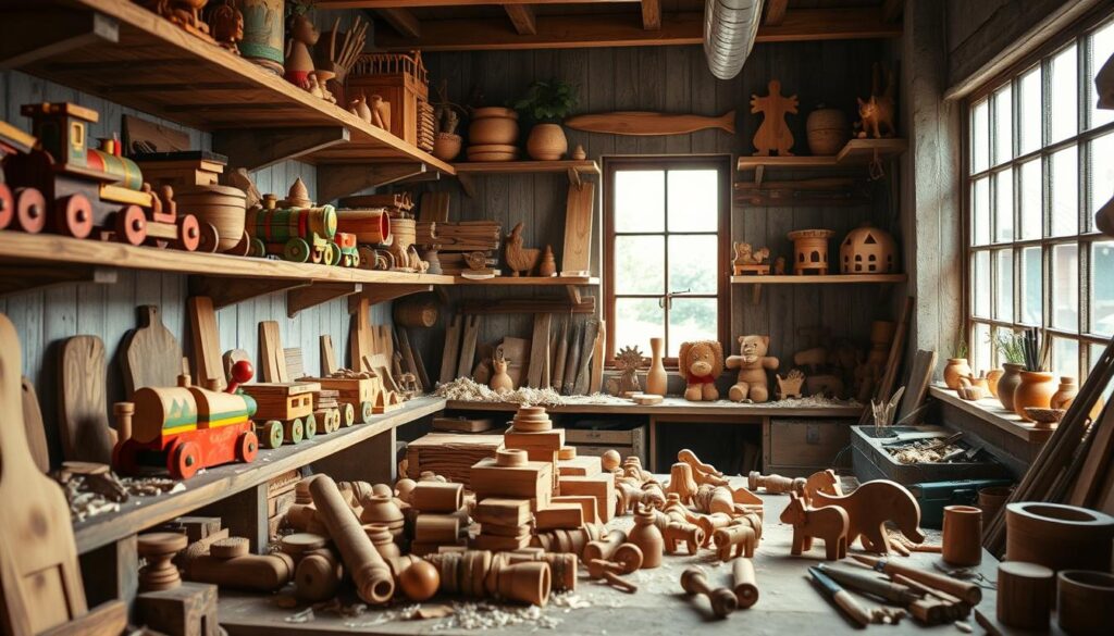 Handmade wooden creations