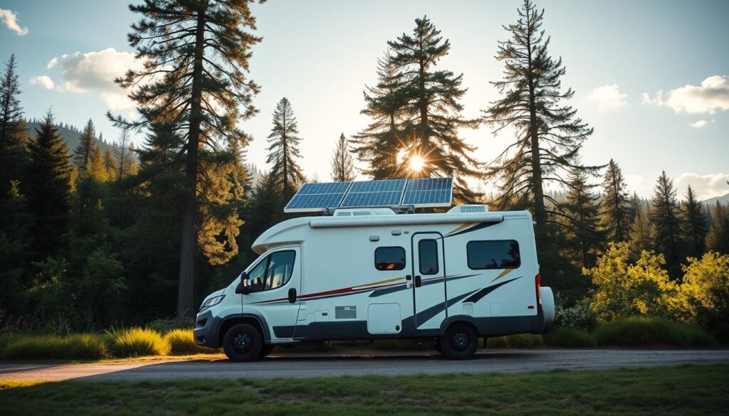 solar-powered RV